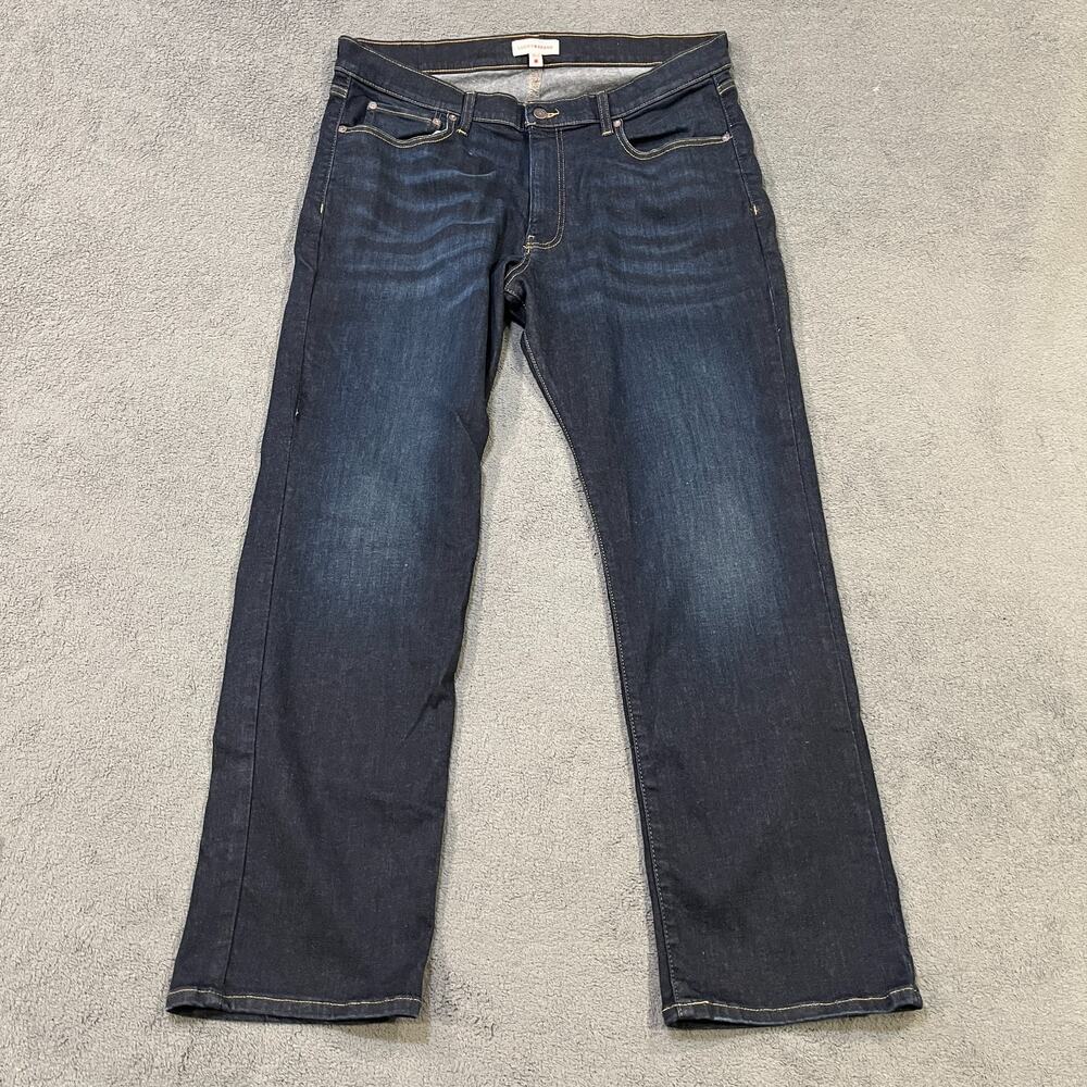 Lucky Brand Jeans Dark Wash Blue Stretch Denim Pants Men's Size 40x32